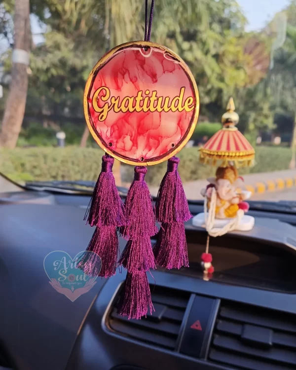 Gratitude Car Hanger: