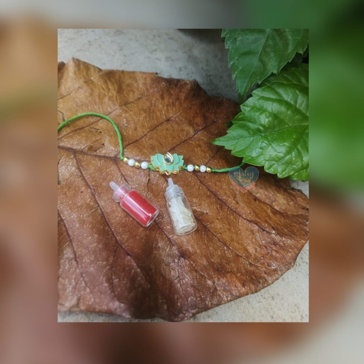 Lotus rakhi _1